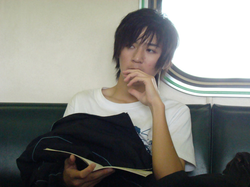 台灣鐵路旅遊攝影電車-區間車旅客特寫2008攝影照片71