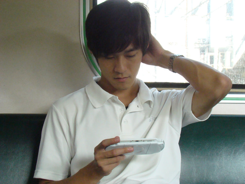 台灣鐵路旅遊攝影電車-區間車旅客特寫2009攝影照片31