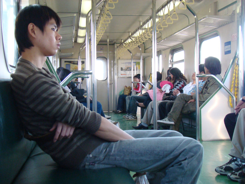 台灣鐵路旅遊攝影電車-區間車旅客特寫2009攝影照片39