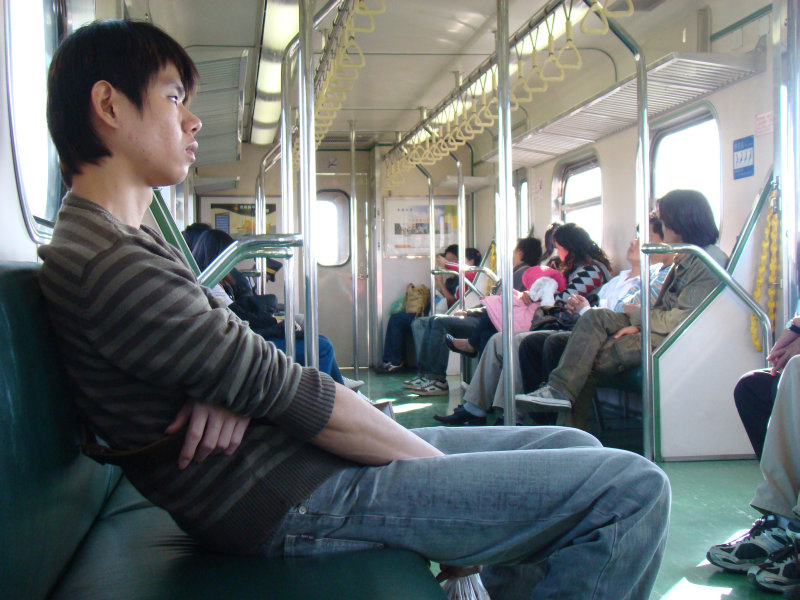 台灣鐵路旅遊攝影電車-區間車旅客特寫2009攝影照片40