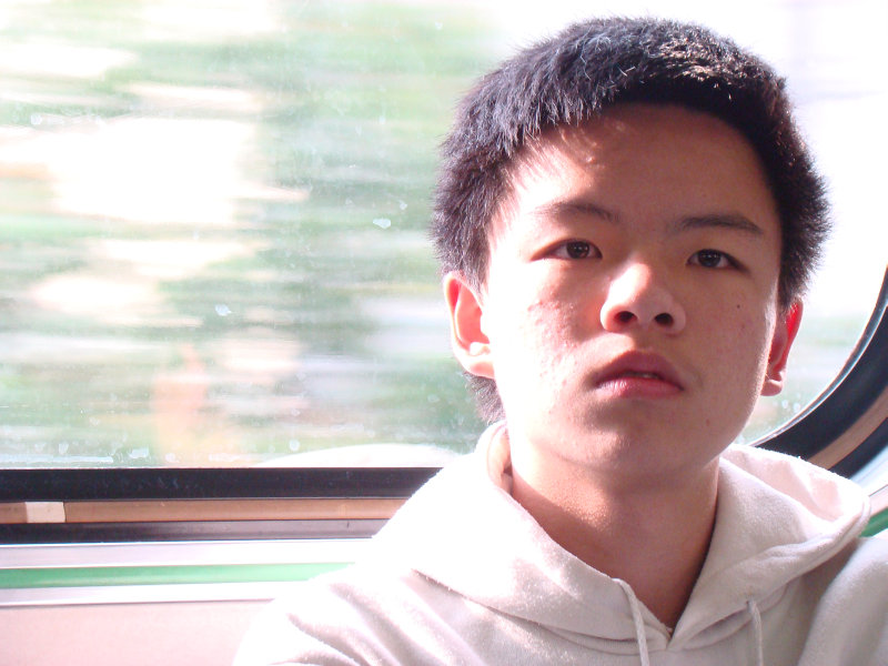 台灣鐵路旅遊攝影電車-區間車旅客特寫2009攝影照片52