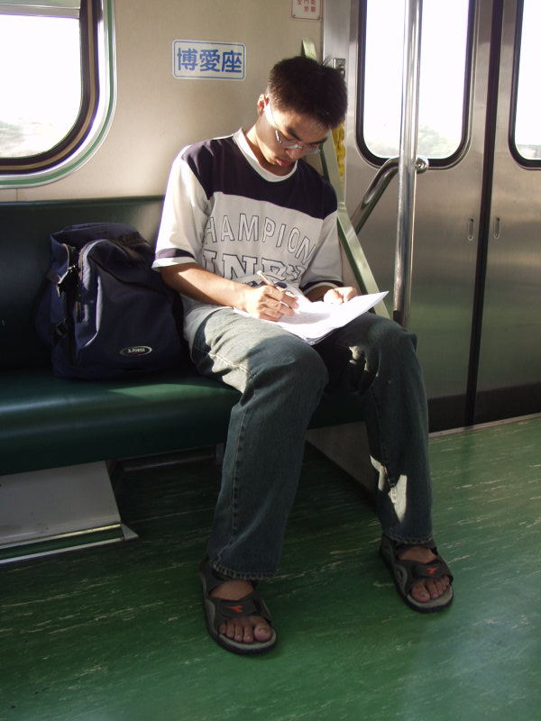 台灣鐵路旅遊攝影電車-區間車旅客篇2002攝影照片13