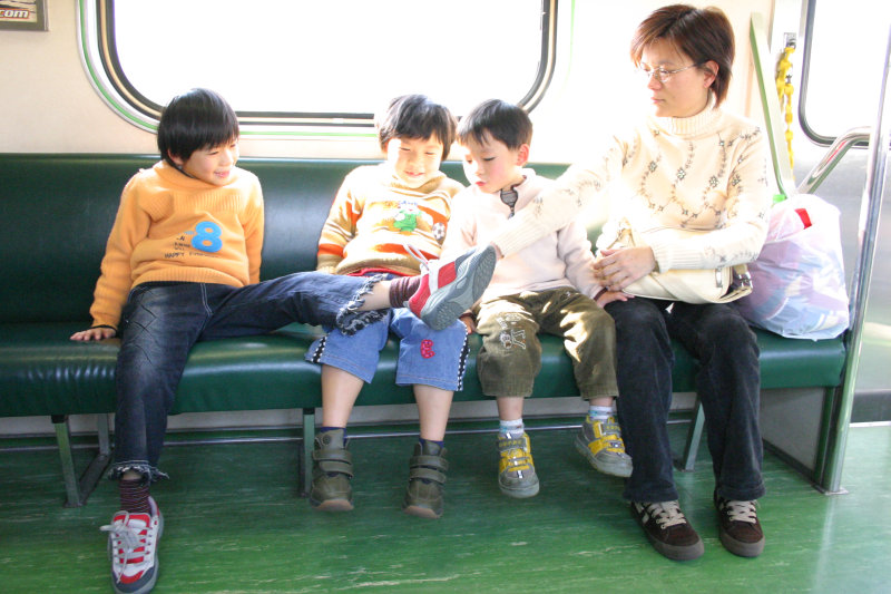台灣鐵路旅遊攝影電車-區間車旅客篇2005攝影照片63