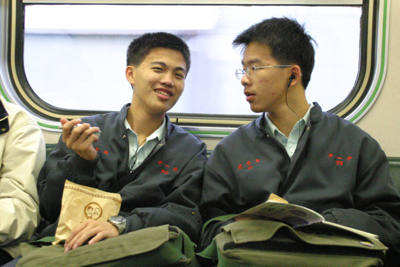 台灣鐵路旅遊攝影街拍帥哥一中同學2005-02-22攝影照片6