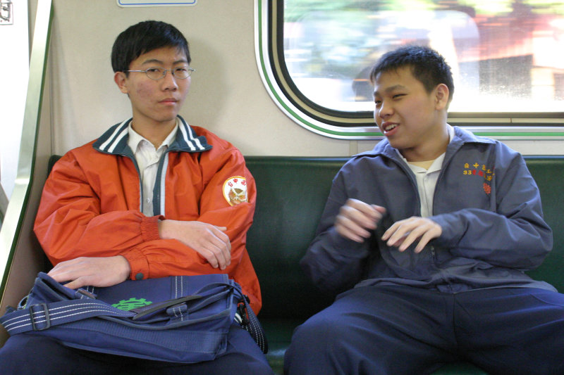 台灣鐵路旅遊攝影街拍帥哥台中高工2005-03-06攝影照片7
